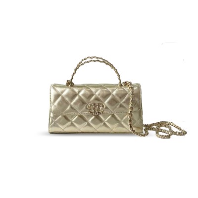 CHANEL FLAP PHONE HOLDER WITH CHAIN AP3238 (18*10*4.5cm)